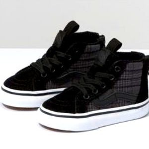 Vans Toddler Suiting Sk8-Hi Zip Black/True White